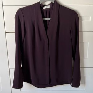 Babaton blouse XS plum